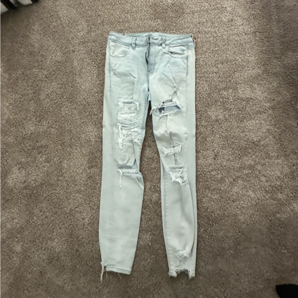 White washed jeans